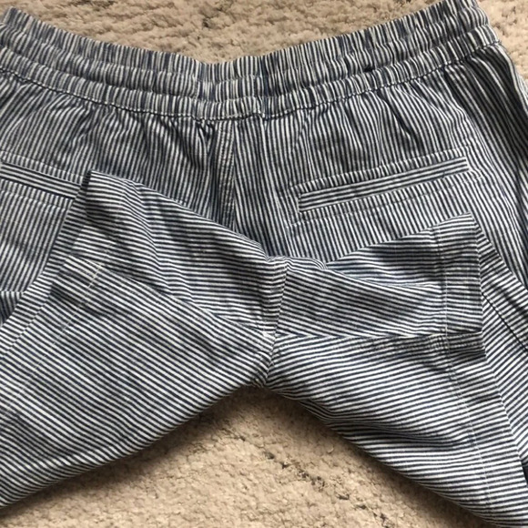 Originals Nicole Miller Boxer shorts, blue and white striped with  drawstring - Picture 9 of 9